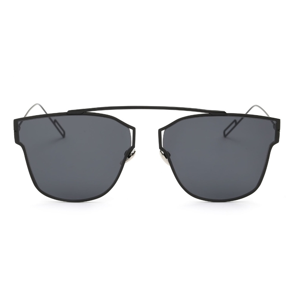 WESTLAND - MIRRORED LENS SQUARE SUNGLASSES